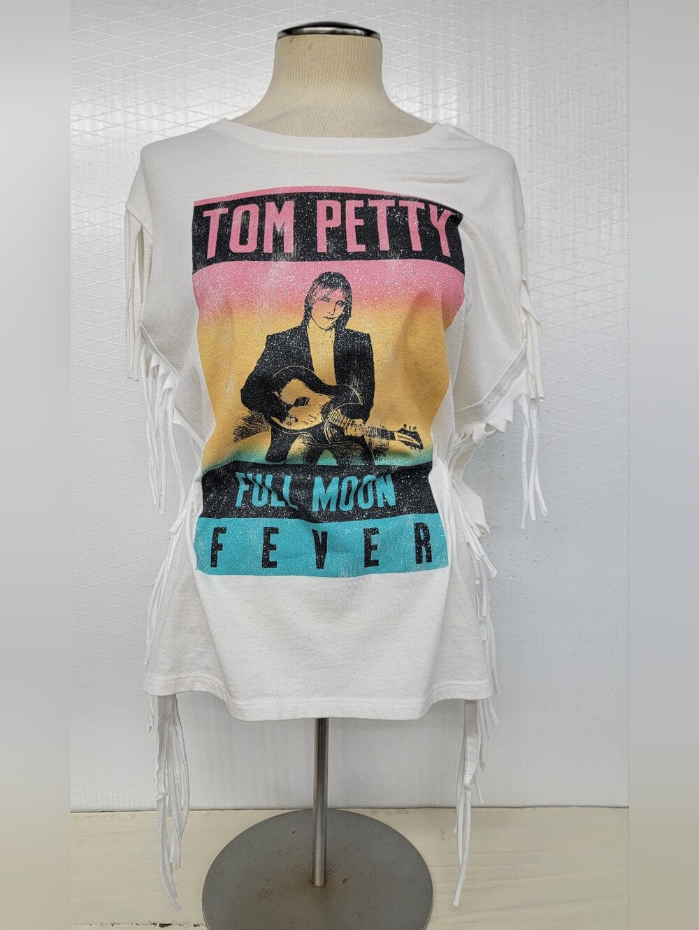 Tom Petty Fringe Band Tee Upcycled Retro Vintage Band Merc